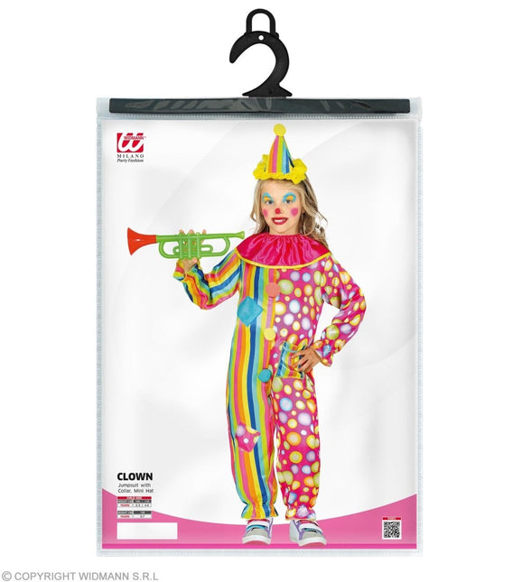 Clownspak Gekleurd Meisje van Widmann koop je bij Partywinkel