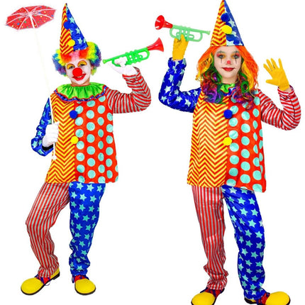 Clownspak Kind 3 delig van Widmann koop je bij Partywinkel