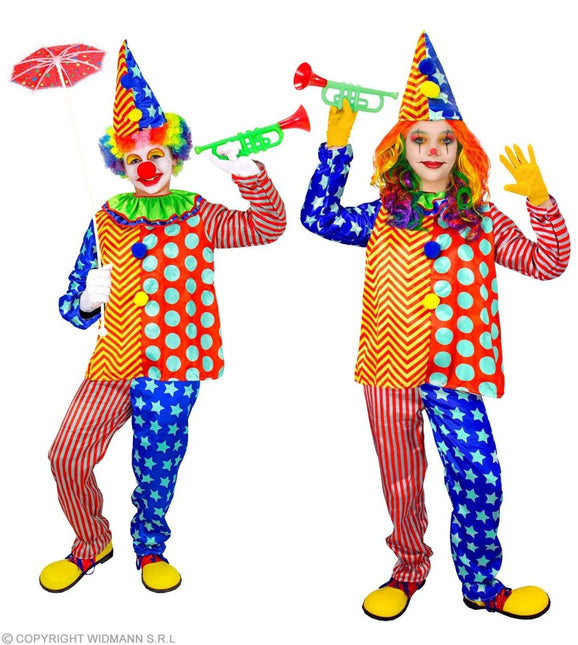 Clownspak Kind 3 delig van Widmann koop je bij Partywinkel