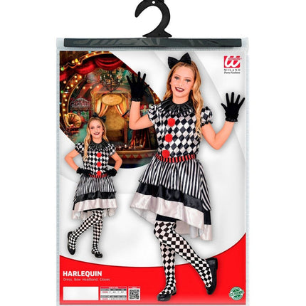 Clownspak Zwart Wit Meisje van Widmann koop je bij Partywinkel