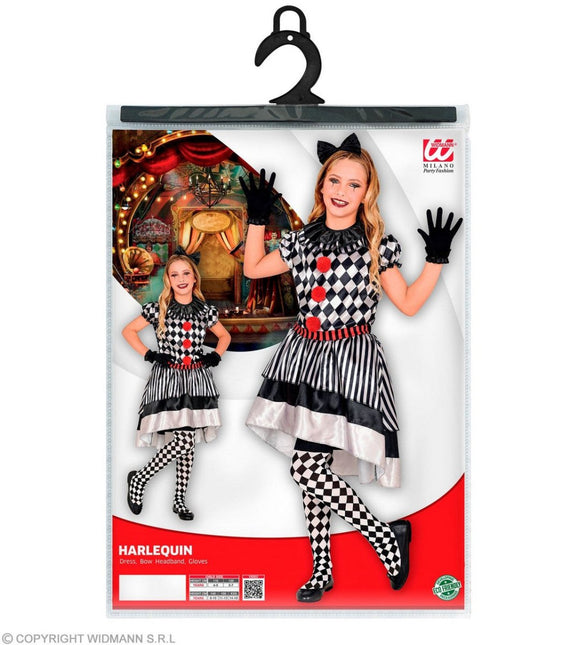 Clownspak Zwart Wit Meisje van Widmann koop je bij Partywinkel