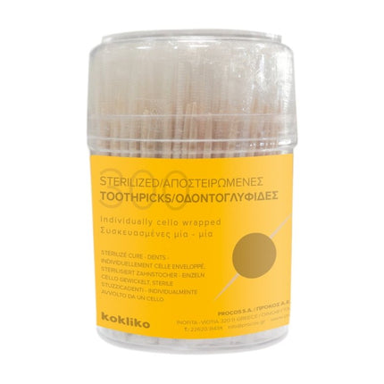 Cocktailprikkers Per Stuk Verpakt met Palstichouder 300st van Procos koop je bij Partywinkel