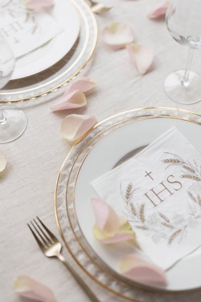 Communie Servetten 33cm 12st van Partydeco koop je bij Partywinkel