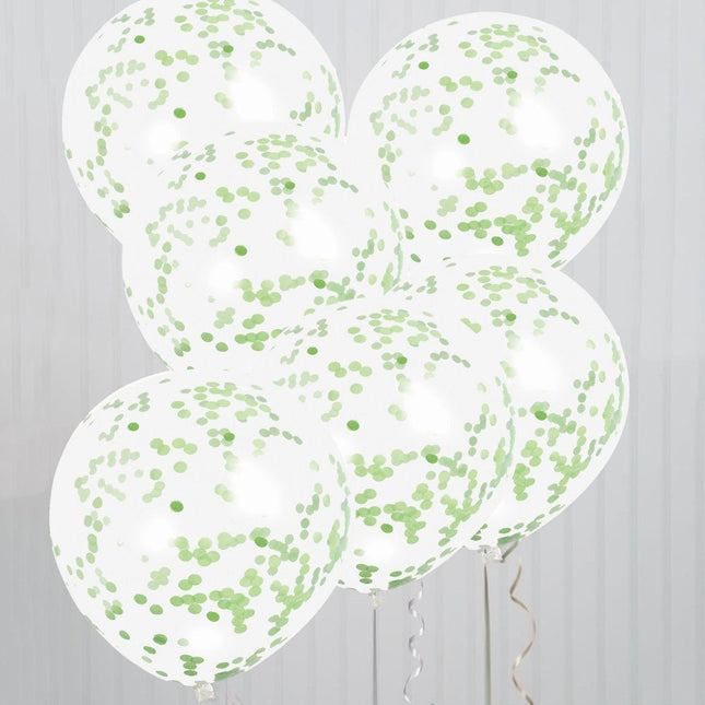 Confertti Ballonnen Lime Groen 40cm 6st van Unique koop je bij Partywinkel