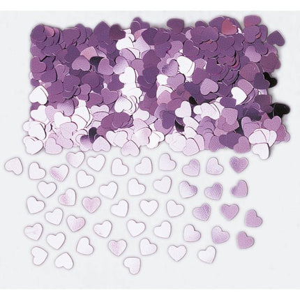 Confetti Hartjes Paars 14g van Riethmueller koop je bij Partywinkel