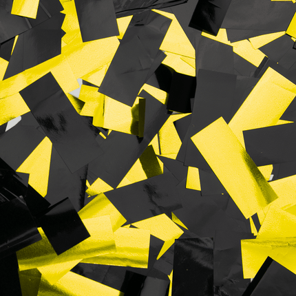 Confetti kanon 40 cm - Goud & zwart folie van Paper Dreams koop je bij Partywinkel