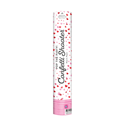 Confetti kanon 40 cm - Papieren hartjes van Paper Dreams koop je bij Partywinkel