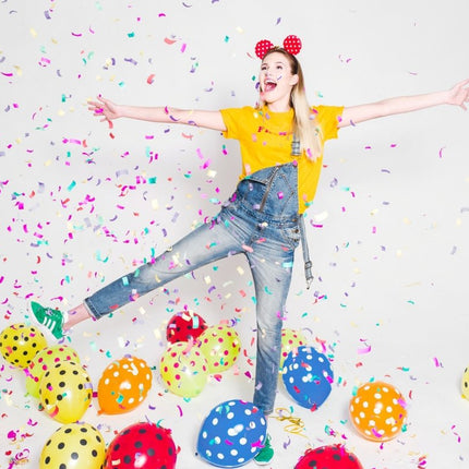 Confetti Kanon Gekleurd Papier 40cm van Partydeco koop je bij Partywinkel