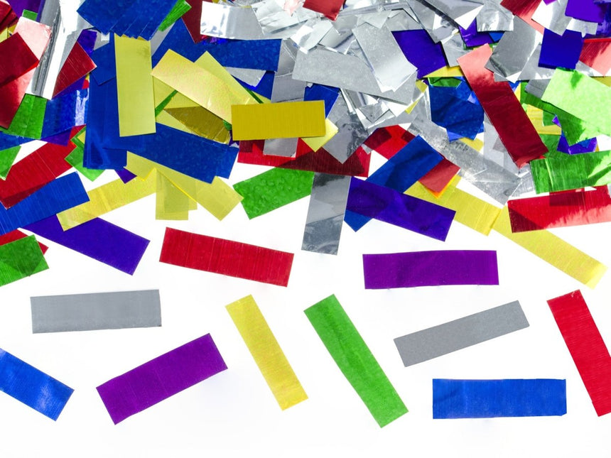 Confetti Kanon Gekleurde Mix 80cm van Partydeco koop je bij Partywinkel