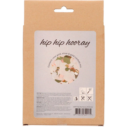 Confetti Kanonnen Set Metallic 15cm 3st van Folat koop je bij Partywinkel