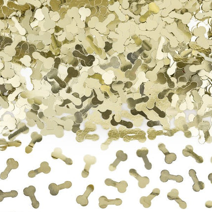 Confetti Piemel Goud van Partydeco koop je bij Partywinkel