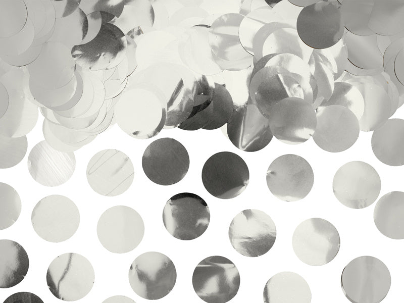 Confetti Rond Zilver van Partydeco koop je bij Partywinkel