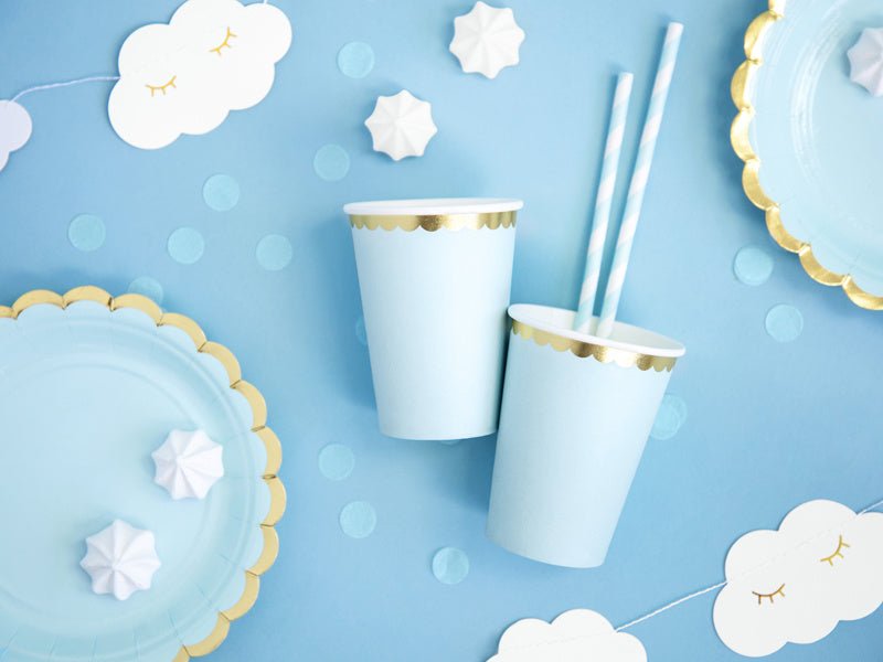 Confetti Rondjes Lichtblauw van Partydeco koop je bij Partywinkel