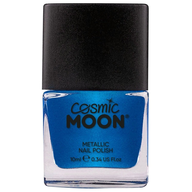 Cosmic Moon Metallic Nail Polish Blue 14ml van Moon Creations koop je bij Partywinkel