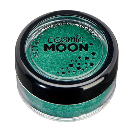 Cosmic Moon Metallic Pigment Shaker Green 5g van Moon Creations koop je bij Partywinkel