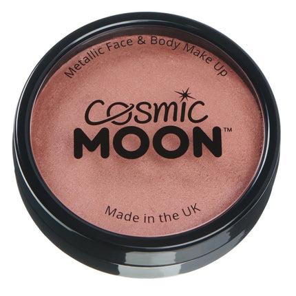 Cosmic Moon Metallic Pro Face Paint Rose Gold 36g van Moon Creations koop je bij Partywinkel