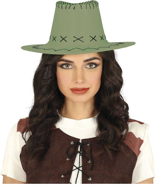 Cowboy Hoed Groen van Fiestas Guirca koop je bij Partywinkel