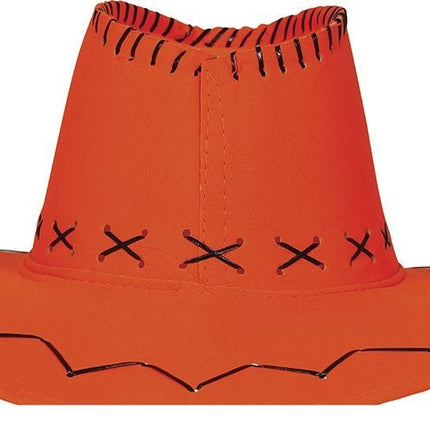Cowboy Hoed Oranje van Fiestas Guirca koop je bij Partywinkel