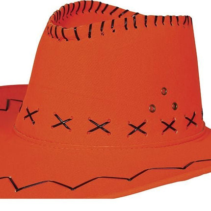 Cowboy Hoed Oranje van Fiestas Guirca koop je bij Partywinkel
