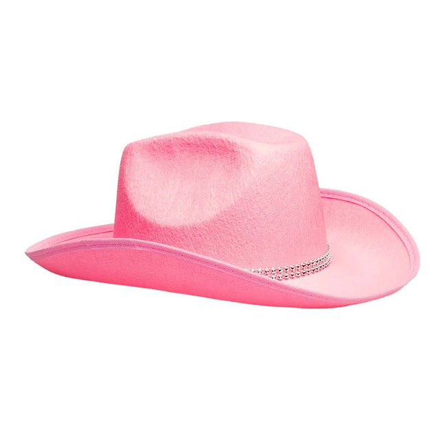 Cowboy Hoed Roze van Boland koop je bij Partywinkel
