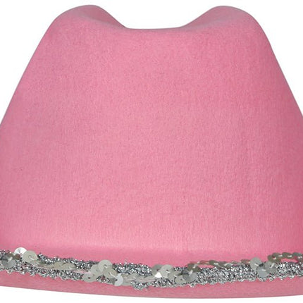 Cowboy Hoed Roze Dames van Fiestas Guirca koop je bij Partywinkel