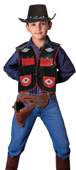 Cowboy Hoed Zwart Kind Vilt van Fiestas Guirca koop je bij Partywinkel