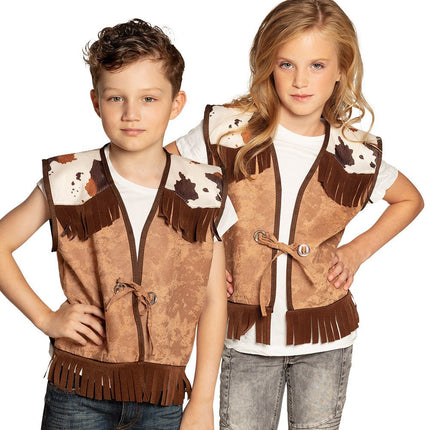 Cowboy Vest Kind van Boland koop je bij Partywinkel