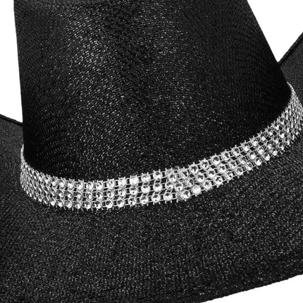 Cowboyhoed Midnight zwart van Boland koop je bij Partywinkel