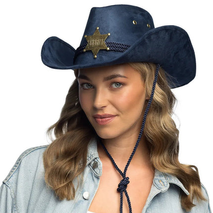 Cowboyhoed Tennessee (suède look) van Boland koop je bij Partywinkel