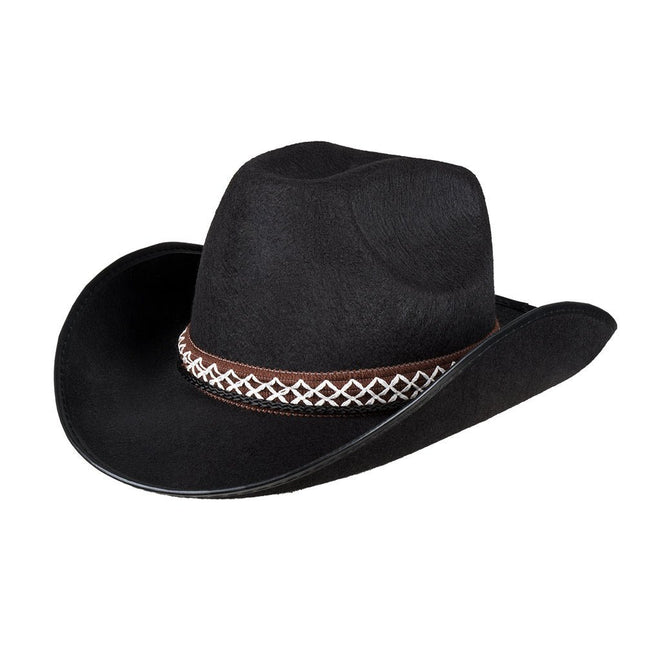 Cowboyhoed Zwart Kind van Boland koop je bij Partywinkel