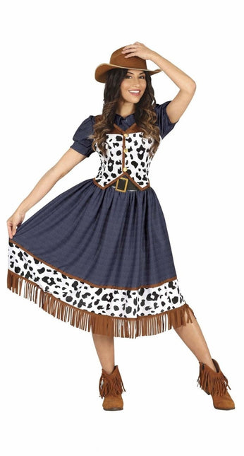 Cowgirl Kostuum Dames 2 delig van Fiestas Guirca koop je bij Partywinkel