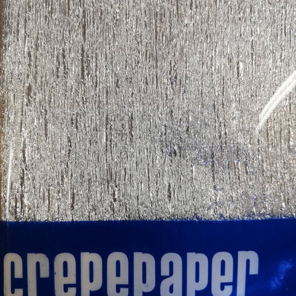 Crepepapier Zilver 50cm 2,5m van Haza Witbaard koop je bij Partywinkel