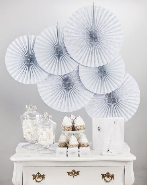 Cupcake Vormpjes Wit 8,5cm 10st van Partydeco koop je bij Partywinkel