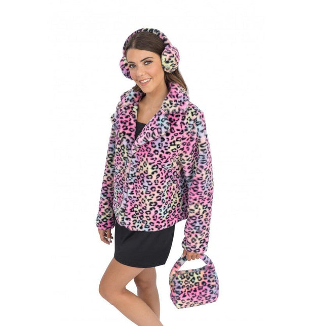 Damesjas – Multicolor Luipaardprint van CHAKS koop je bij Partywinkel