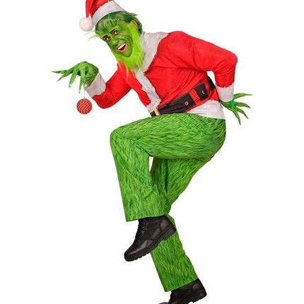De Grinch Kostuum Rood Groen van Widmann koop je bij Partywinkel