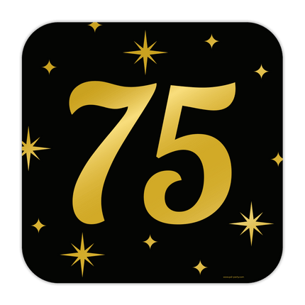 Deurbord 75 Jaar 50cm van Paper Dreams koop je bij Partywinkel