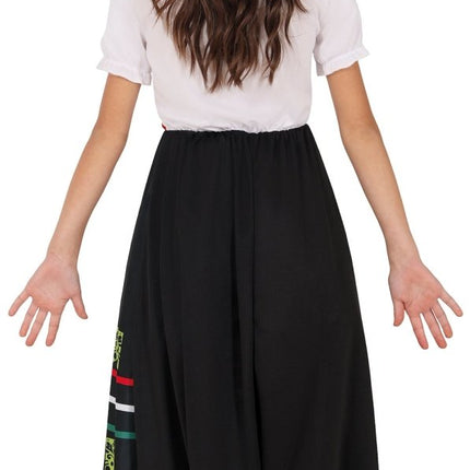 Dia De Los Muertos Jurk Meisje Doodshoofd van Fiestas Guirca koop je bij Partywinkel