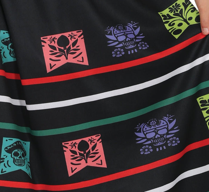 Dia De Los Muertos Jurk Meisje Doodshoofd van Fiestas Guirca koop je bij Partywinkel