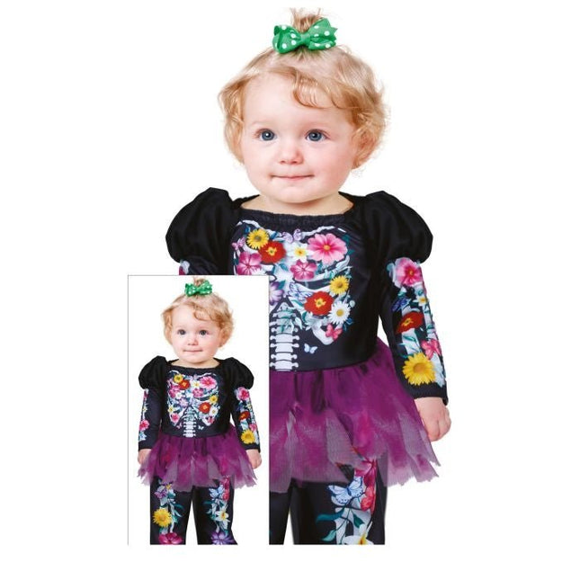 Dia De Los Muertos Kostuum Baby van Fiestas Guirca koop je bij Partywinkel
