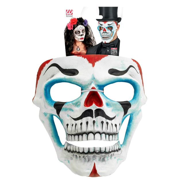 Dia De Los Muertos Masker Gekleurd Man van Widmann koop je bij Partywinkel