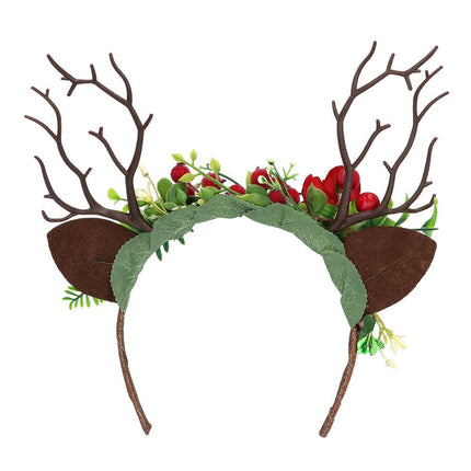 Diadeem Festive deer van Boland koop je bij Partywinkel
