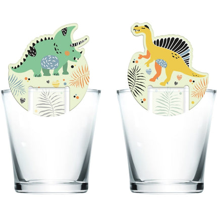 Dino Glasmarkers Roars 6st van Folat koop je bij Partywinkel