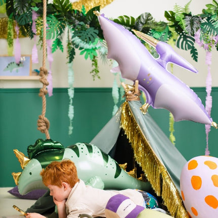 Dino Helium Ballon Leeg 115cm van Partydeco koop je bij Partywinkel