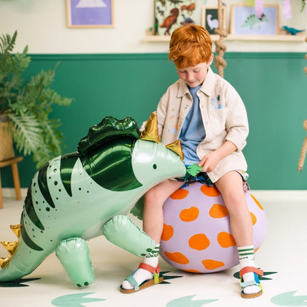 Dino Helium Ballon Leeg 93cm van Partydeco koop je bij Partywinkel