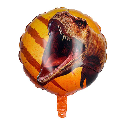 Dino Helium Ballon Oranje Leeg 45cm van Boland koop je bij Partywinkel
