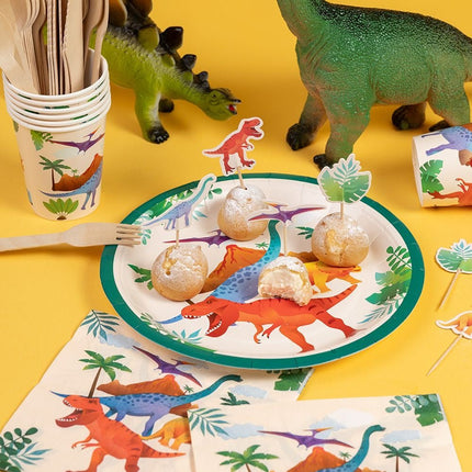 Dino Servetten 16cm 16st van Paper Dreams koop je bij Partywinkel