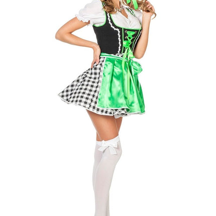 Dirndl Jurk Oktoberfest Groen Dames van Wilbers & Wilbers koop je bij Partywinkel