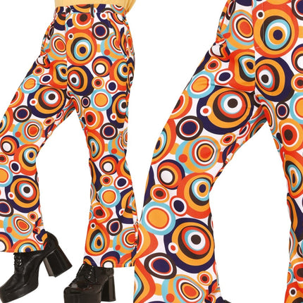 Disco 70S Broek Dames Rond van Fiestas Guirca koop je bij Partywinkel
