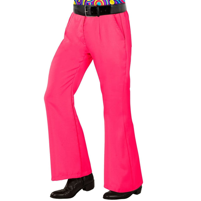 Disco 70S Broek Roze Dames van Widmann koop je bij Partywinkel