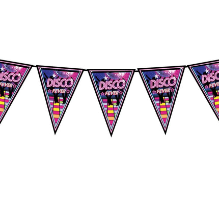 Disco 70S Slinger Wimpel 3m van Fiestas Guirca koop je bij Partywinkel